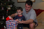 uncle and jack opening presents