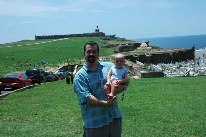 el Moro fort with dad